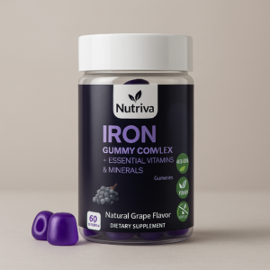 Iron Gummy with Essential Vitamins & Minerals — Grape Flavor